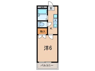 メゾンフォレスタの物件間取画像